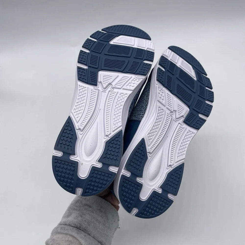 Pandere Womens Bali Expandable‎ Blue  Leather Pain Relief Sneaker Shoes Size 11
